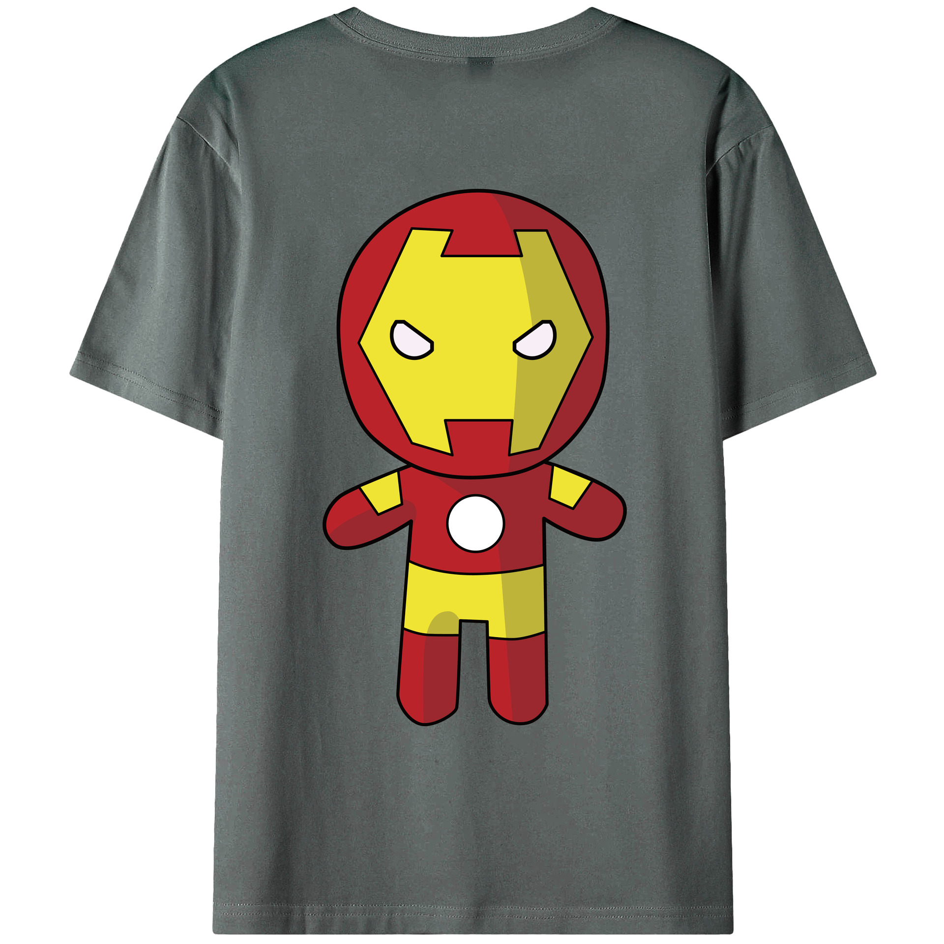 （画像用） アベンジャーズ The Avengers 綿100％ メンズ半袖Tシャツ（バックプリント） 通気性
